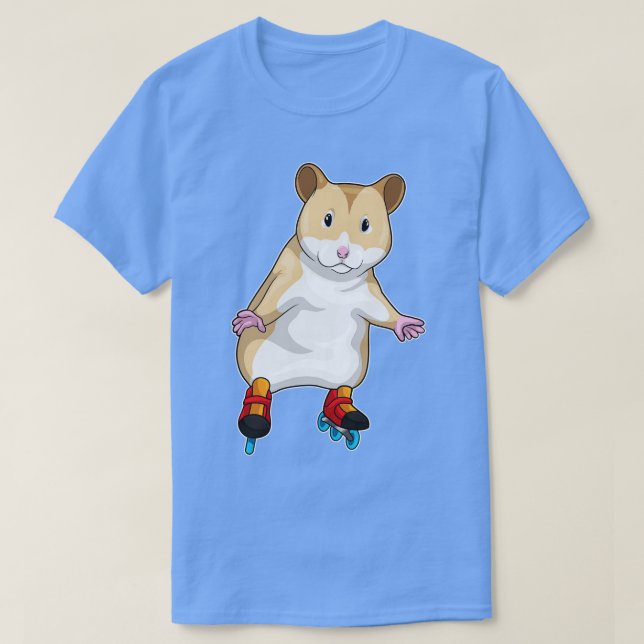 Hamster Inline rullskridskor Rullskor T Shirt (Design framsida)
