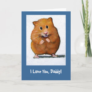HAMSTER, jag Kärlek dig, pappa! KORT