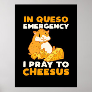 Hamster, jag växlar till Cheesus Poster