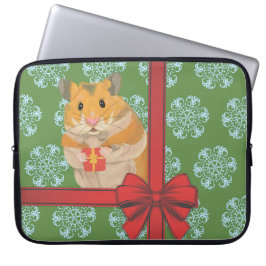 Hamster jul i Hamster Laptop Sleeve