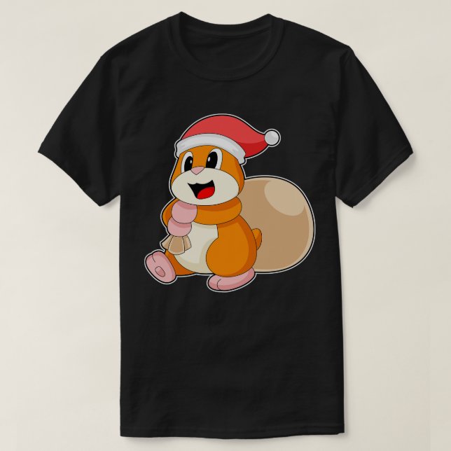 Hamster jul Sack T Shirt (Design framsida)