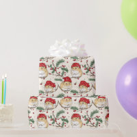 Hamster Jul Wrapping Papper Design