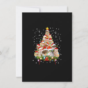 Hamster Julgran Funny Hamster Mamma Julafton Gift Inbjudningar