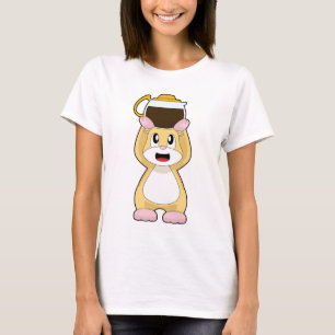 Hamster Kaffe Kaffekanna T Shirt