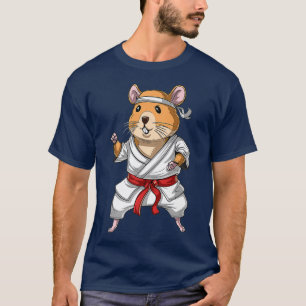 Hamster Karate Ninja Jiu-Jitsu Judo Taekwondo T Shirt