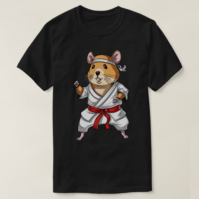 Hamster Karate T Shirt (Design framsida)