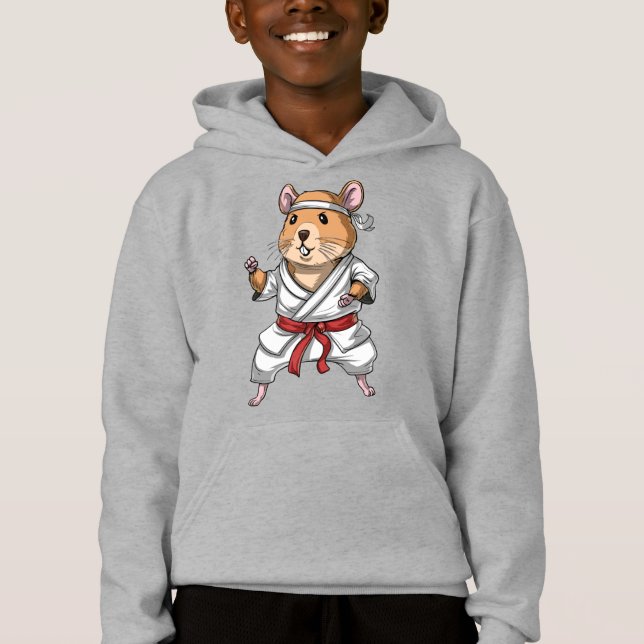 Hamster Karate T Shirt (Framsida)