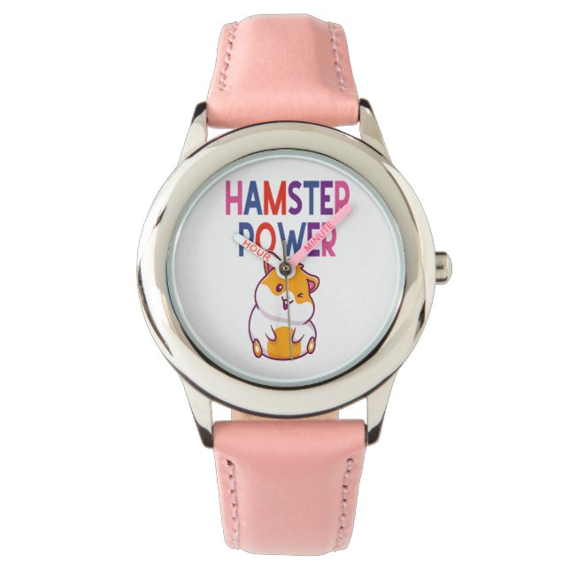 Hamster Kid Watch Birthday Gift för dina barn Armbandsur (Framsida)