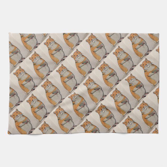 Hamster Kitchen Towels Kökshandduk (Horisontell)