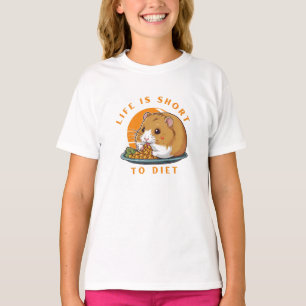 Hamster, livet är för kort för kosten t shirt