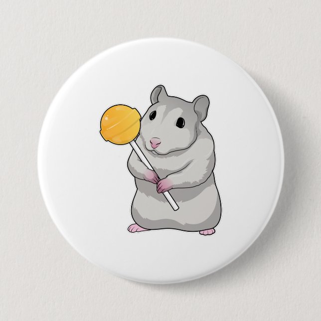 Hamster Lollipop Knapp (Framsida)