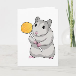 Hamster Lollipop Kort