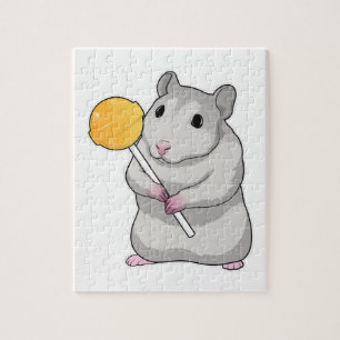 Hamster Lollipop Pussel