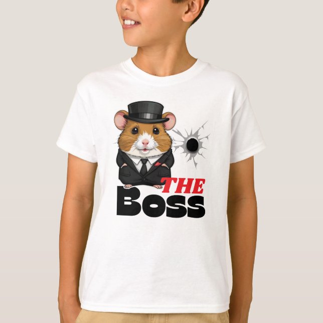 Hamster, maffian chef t shirt (Framsida)