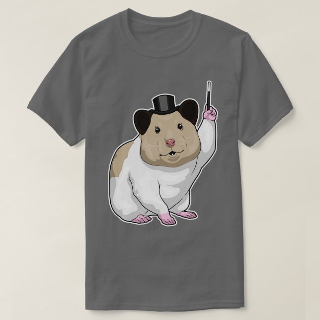 Hamster Magician Magic trollspö T Shirt (Design framsida)