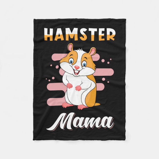 Hamster Mamma Fleecefilt (Framsidan)
