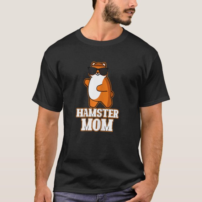 Hamster Mamma Hamsters Animal Pet Graphic T Shirt (Framsida)