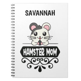 Hamster mamma pet djur älskare gullig anteckningsbok