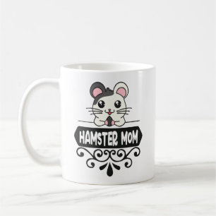 Hamster mamma pet djur älskare gullig kaffemugg