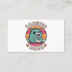 Hamster Mamma Söt Kawaii Gnagare Mor Visitkort