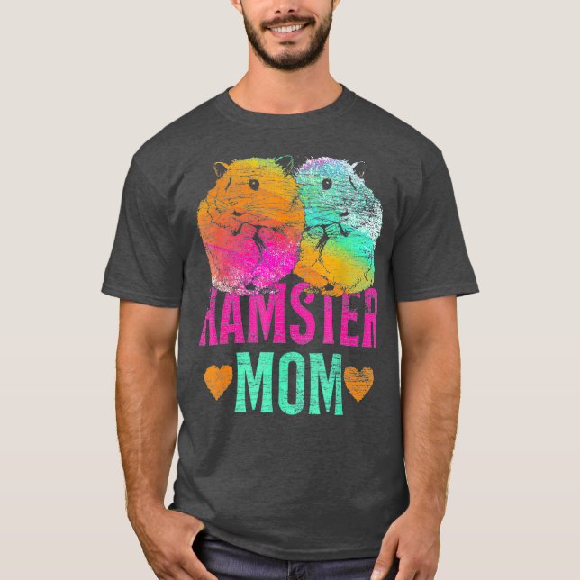 Hamster Mamma T Shirt (Framsida)