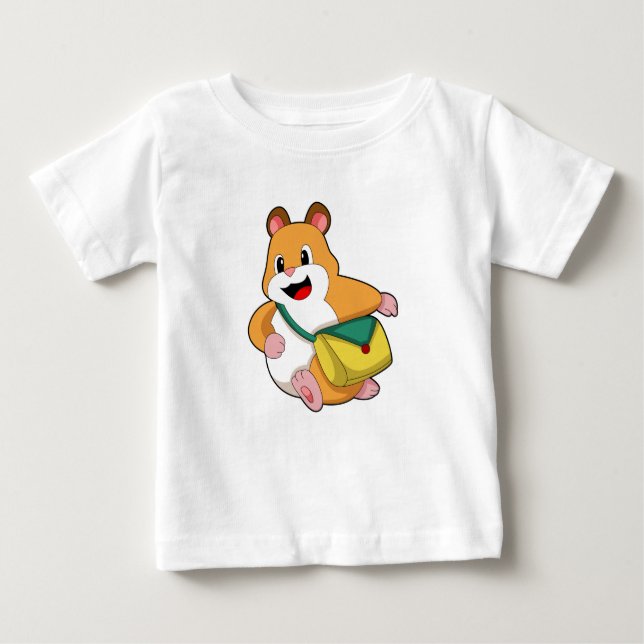 Hamster med Bag.PNG T Shirt (Framsida)