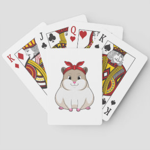Hamster med Bandana Casinokort