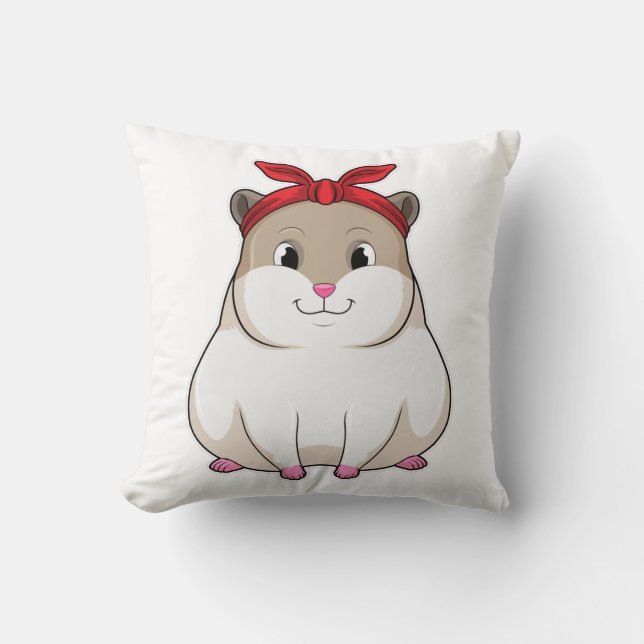 Hamster med Bandana Kudde (Framsida)