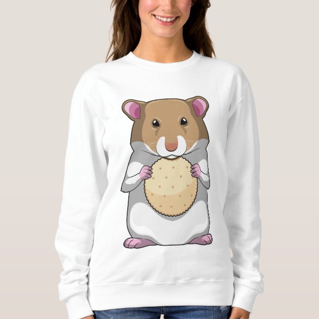 Hamster med Biscuit T Shirt (Framsida)