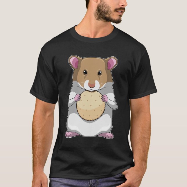 Hamster med Biscuit T Shirt (Framsida)