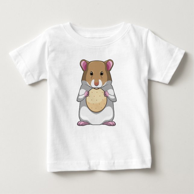 Hamster med Biscuit T Shirt (Framsida)