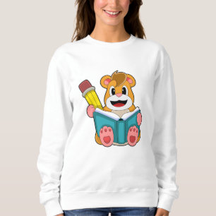 Hamster med Bok och Pen T Shirt