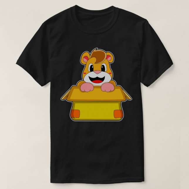 Hamster med Box T Shirt (Design framsida)