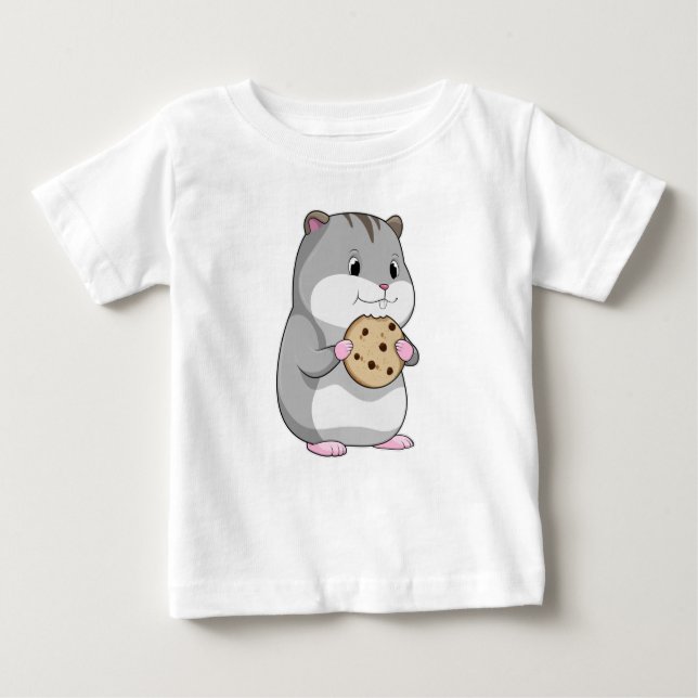 Hamster med Cookie T Shirt (Framsida)