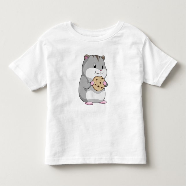 Hamster med Cookie T Shirt (Framsida)