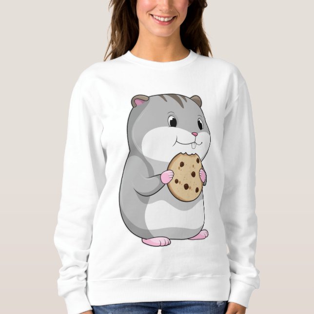 Hamster med Cookie T Shirt (Framsida)