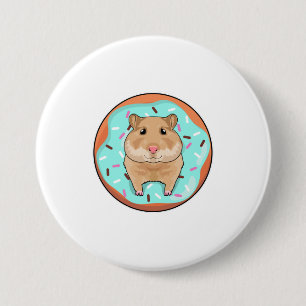 Hamster med Donut Knapp