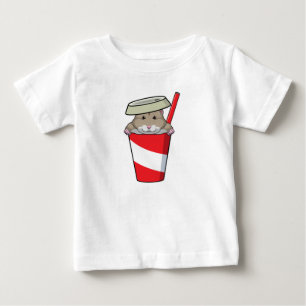 Hamster med Drink T Shirt
