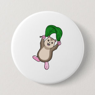 Hamster med Fallskärm Knapp