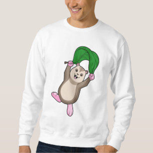 Hamster med Fallskärm Lång Ärmad Tröja