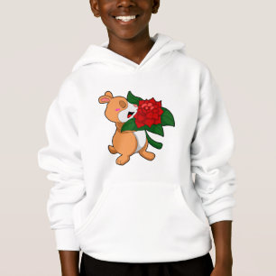 Hamster med Flower Ro T Shirt