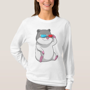 Hamster med glasögon t shirt