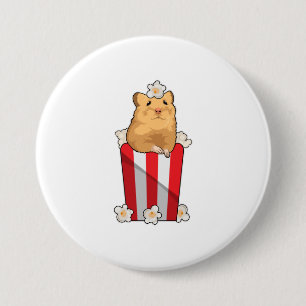 Hamster med Popcorn Knapp