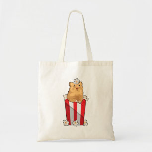 Hamster med Popcorn Tygkasse