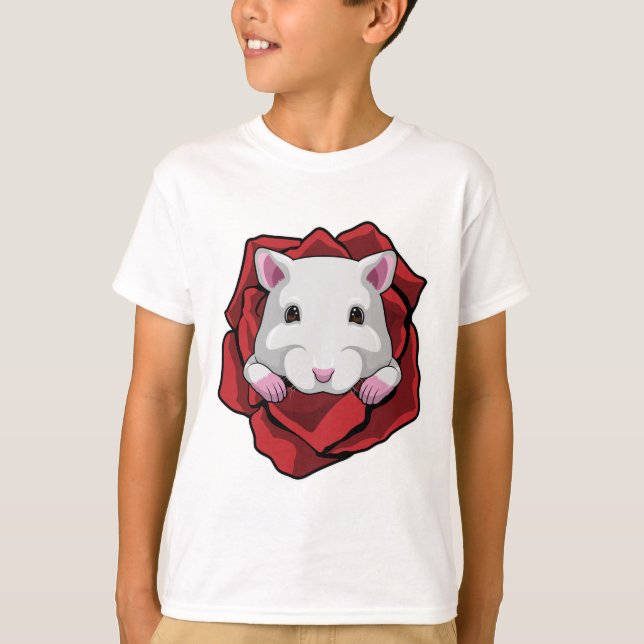 Hamster med Ro T Shirt (Framsida)