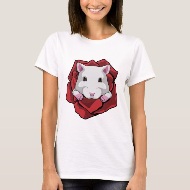 Hamster med Ro T Shirt (Framsida)