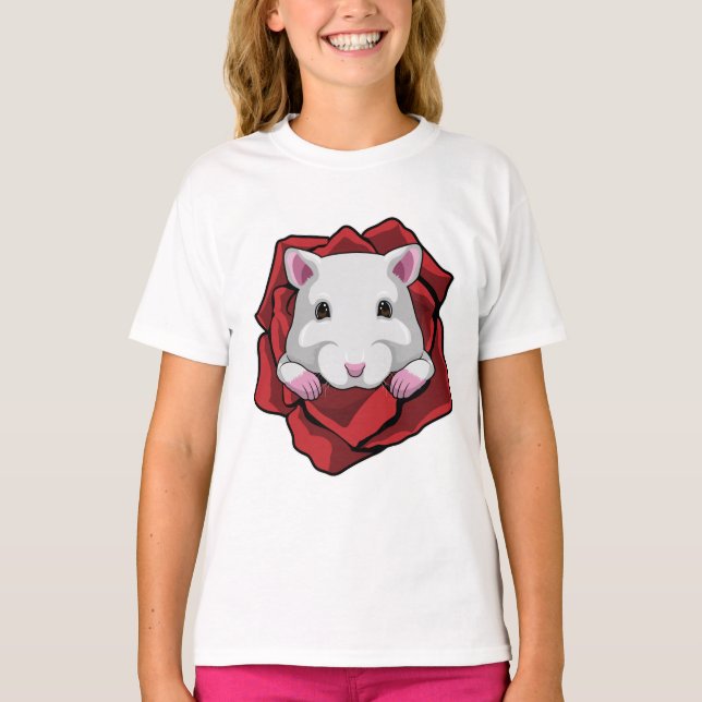 Hamster med Ro T Shirt (Framsida)
