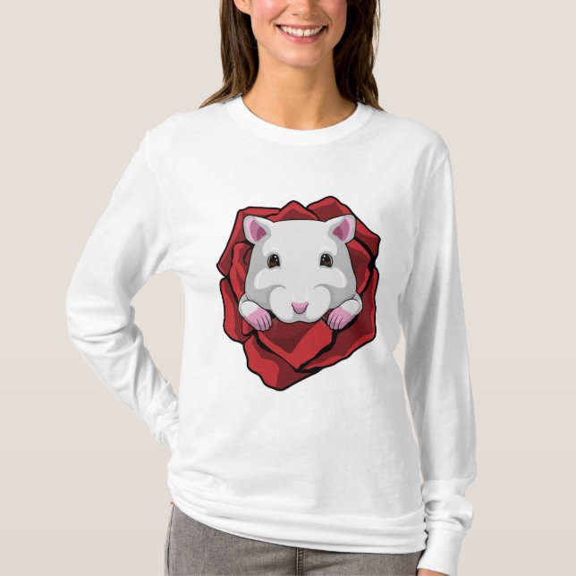 Hamster med Ro T Shirt (Framsida)