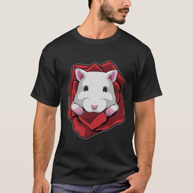Hamster med Ro T Shirt (Framsida)