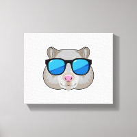Hamster med solglasögon